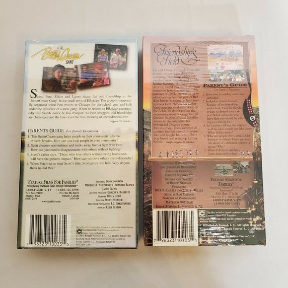Feature Films For Families 2 VHS Lot New Sealed - Picture 2 of 12